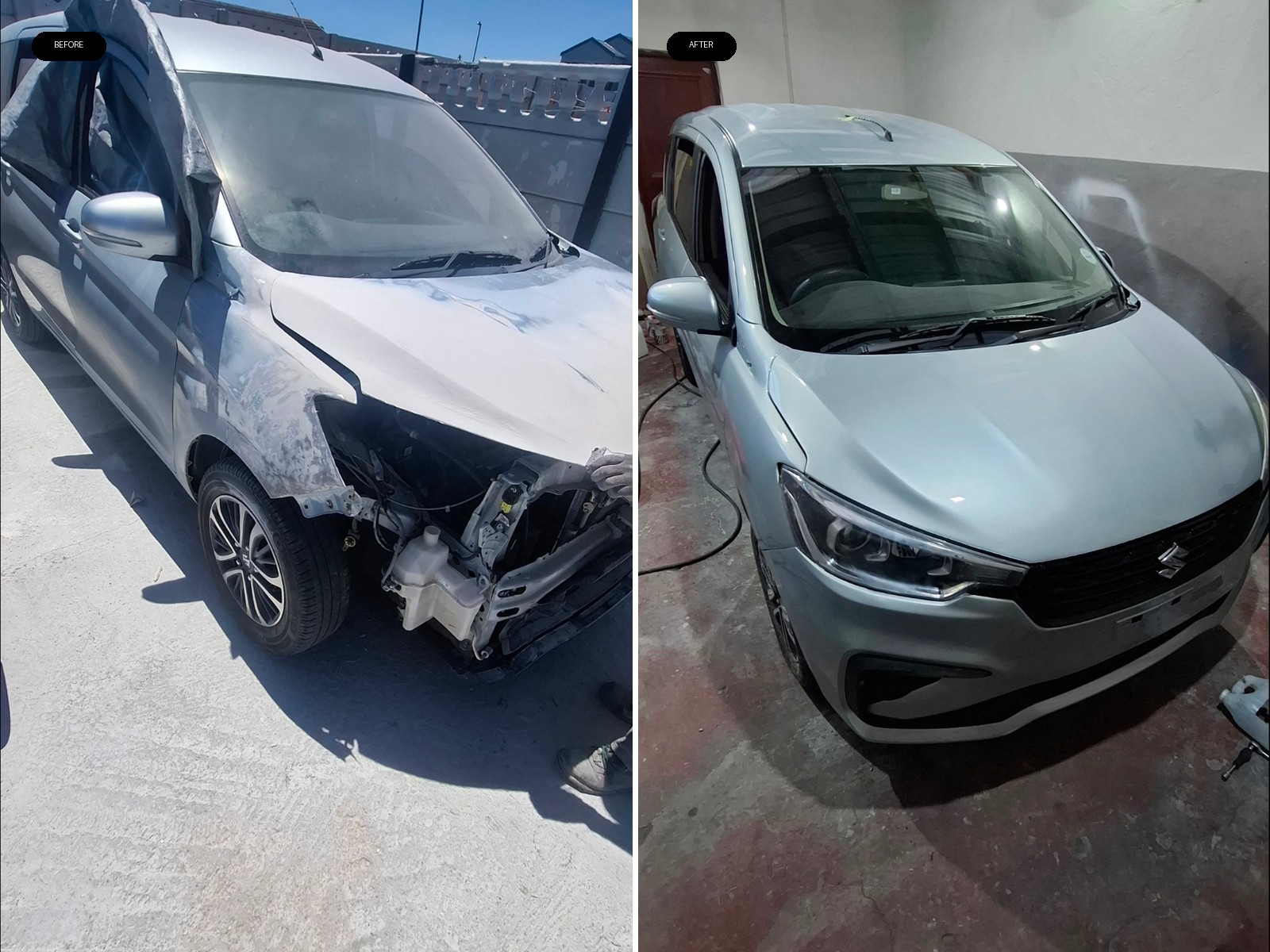 Before & after