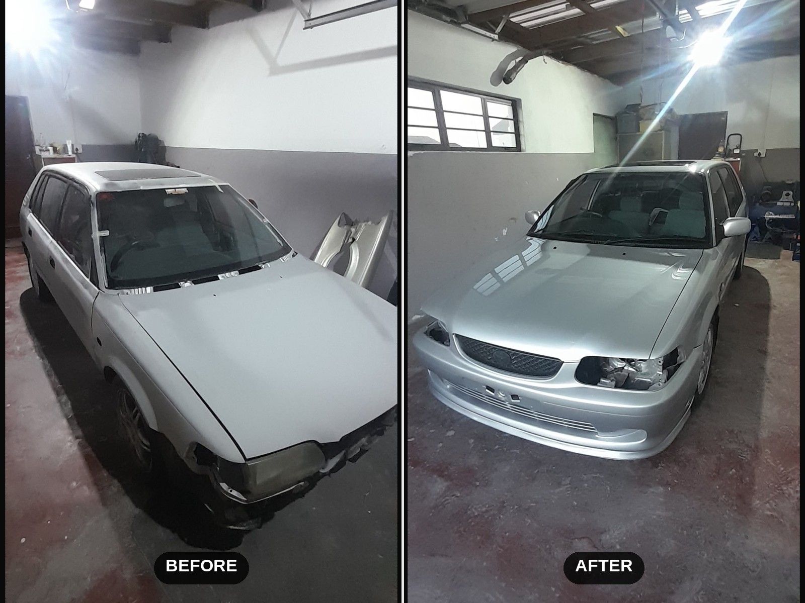 Before & after