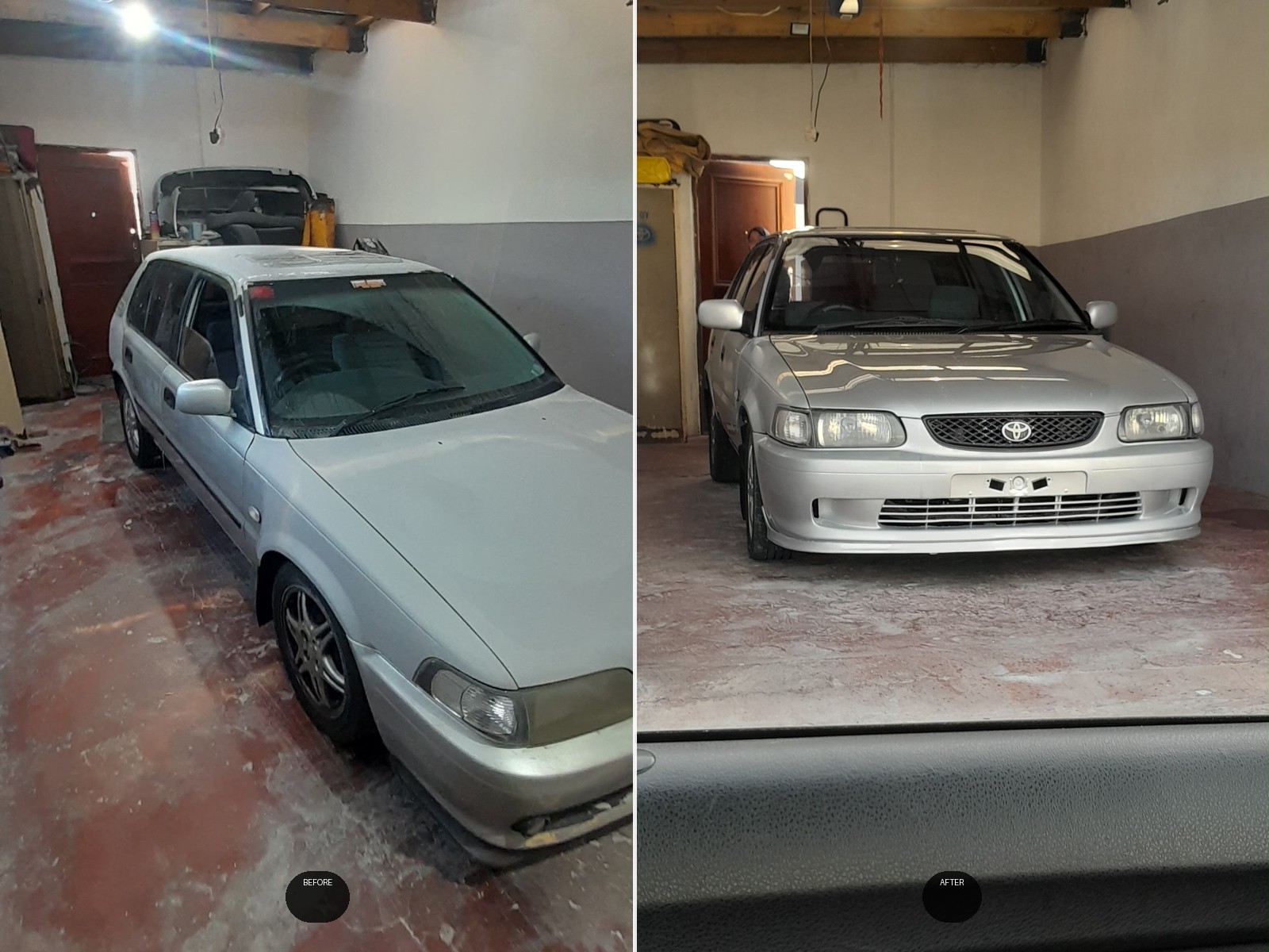 Before & after