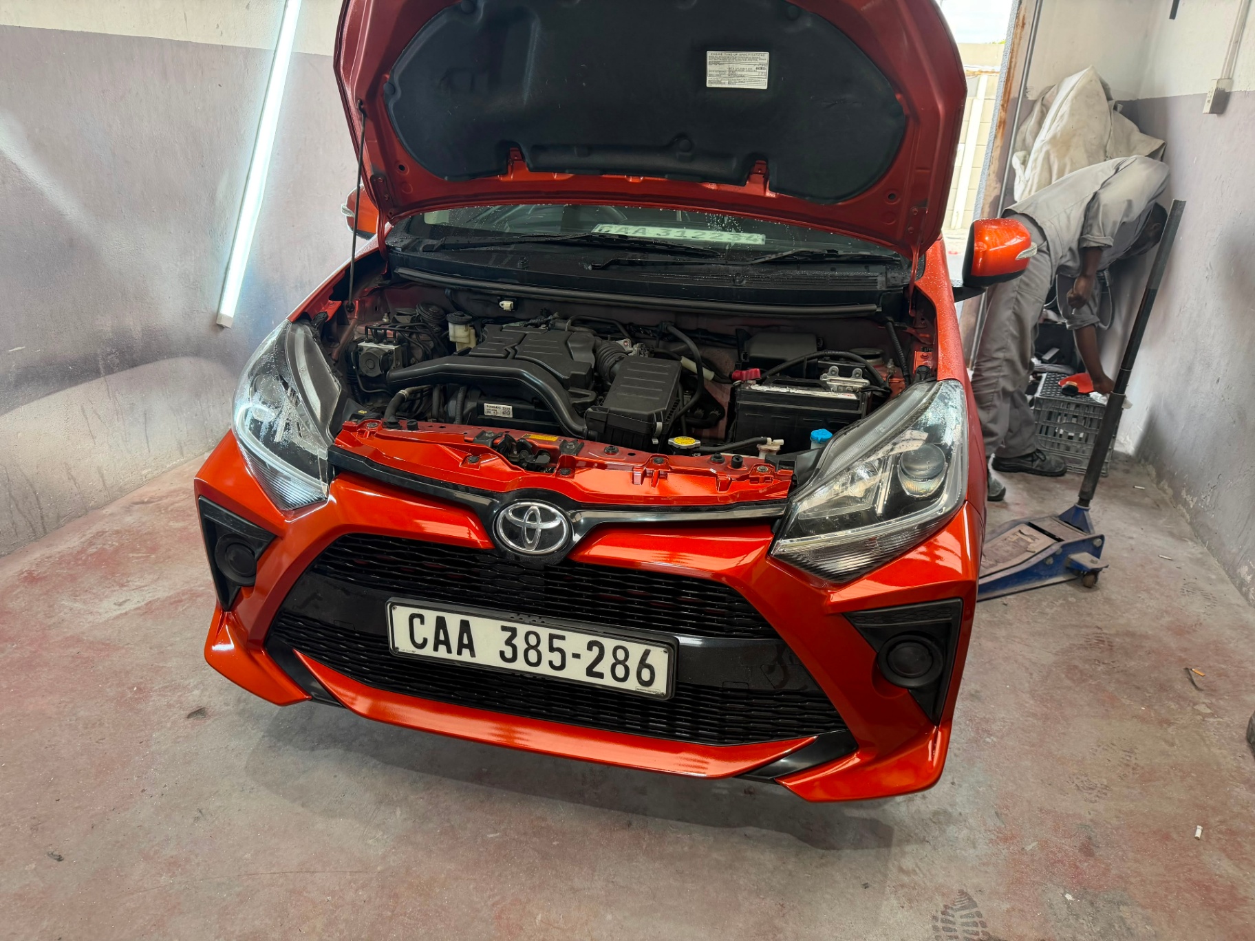 Finished vehicle