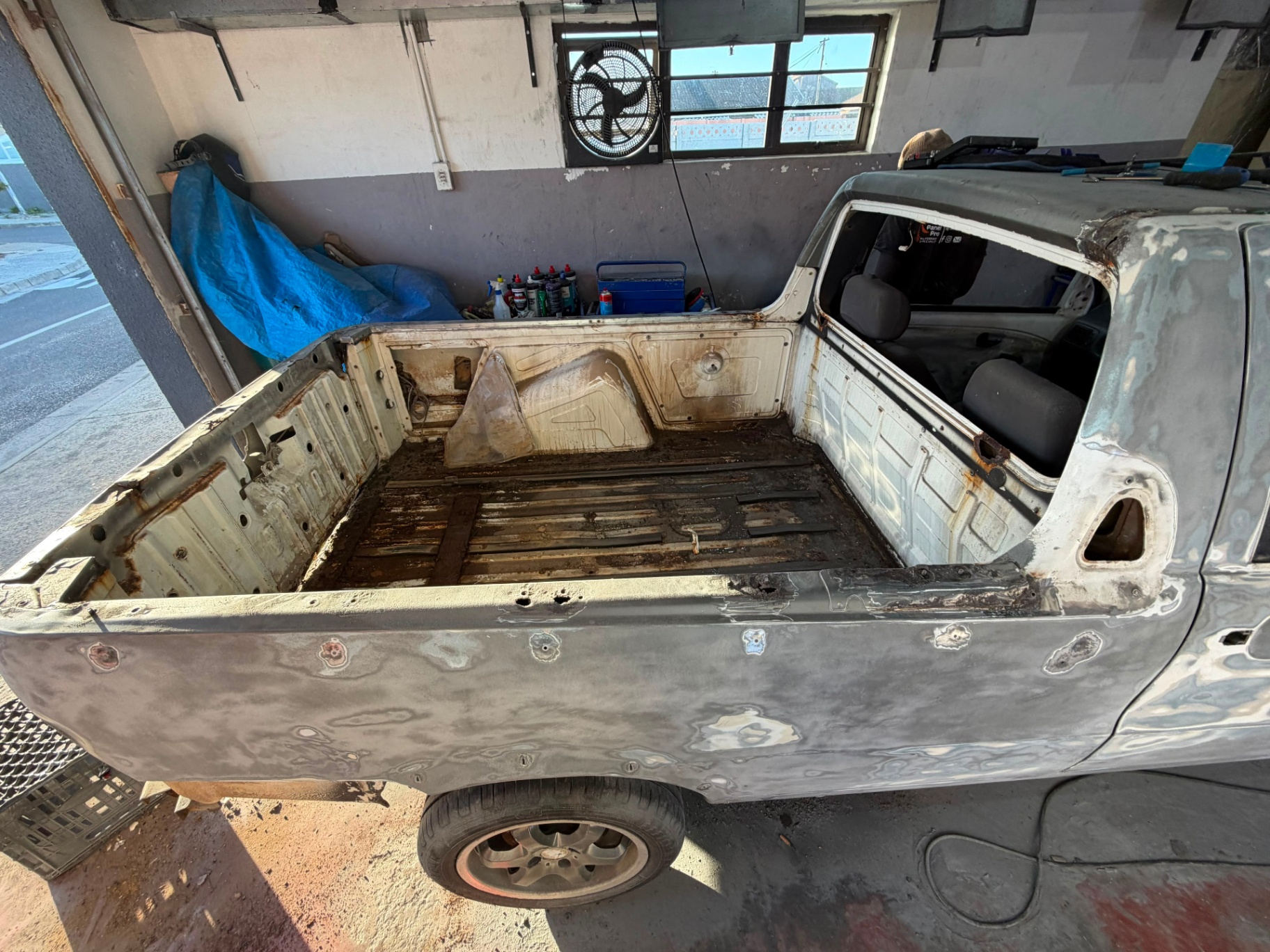 Before & after — before